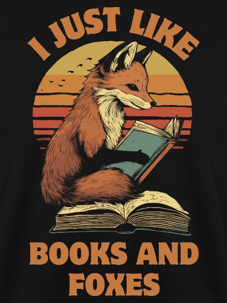 Fuchs mit Bücher