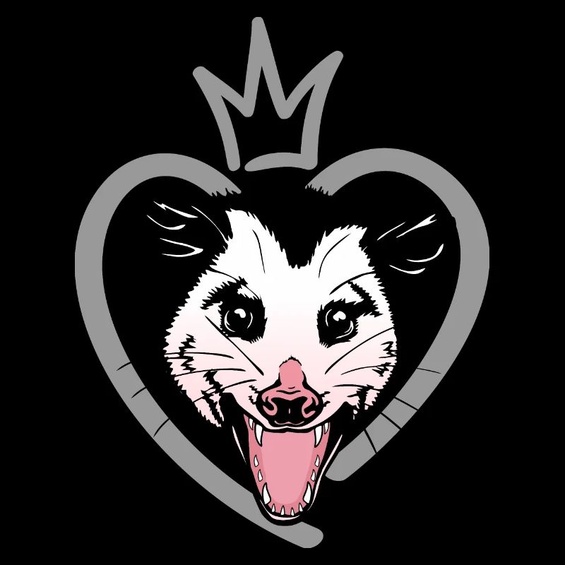Opossum und Herz