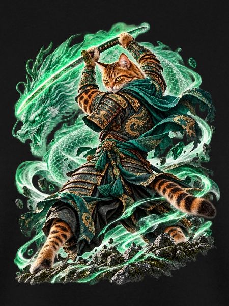 Samurai Cat Dragonheart