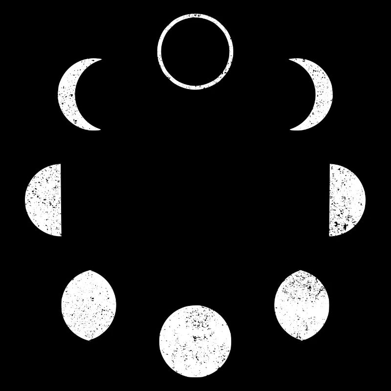 Moon phases circle moon lunar circle full moon witches