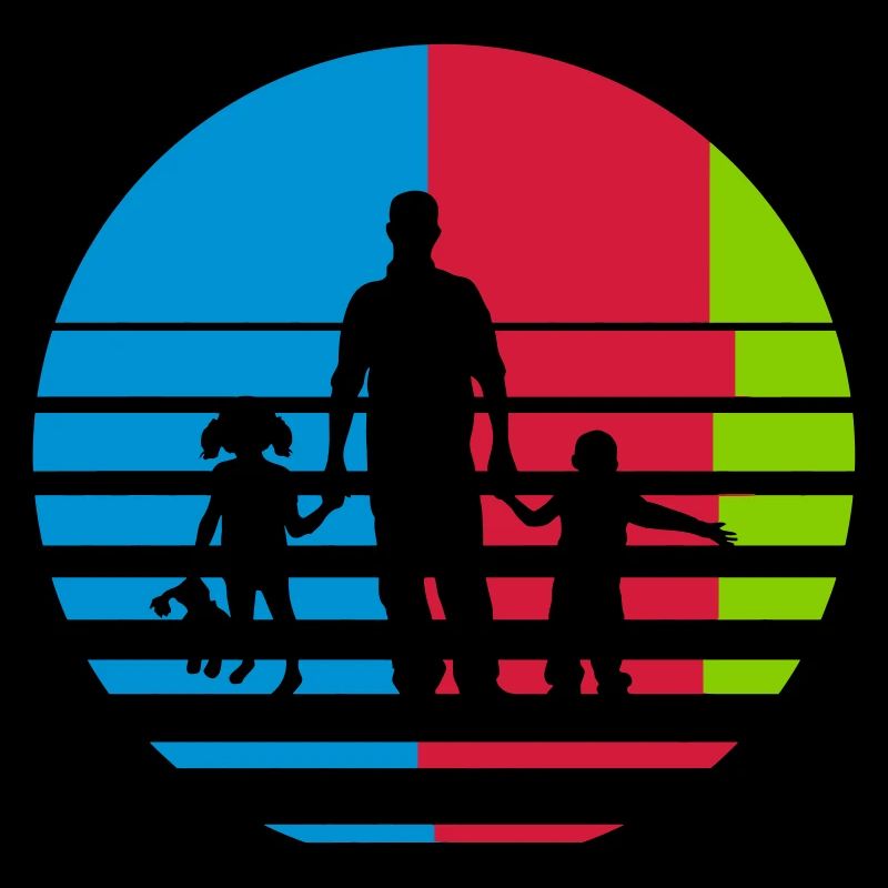 Familie symbol Kinder