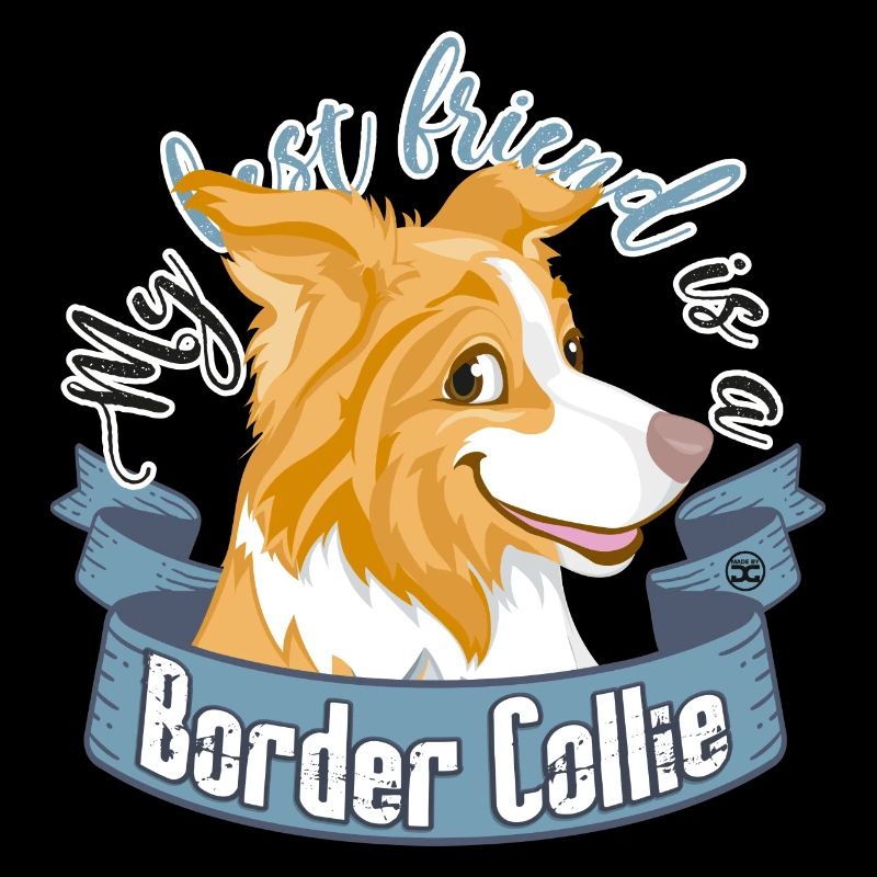 Mein bester Freund ist ein collie Border - Rot