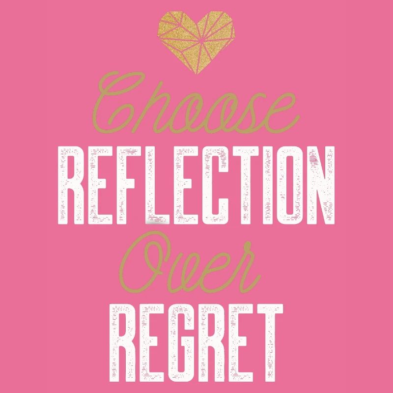 Mindset Reflection Regret Minimalist Geometric Ins