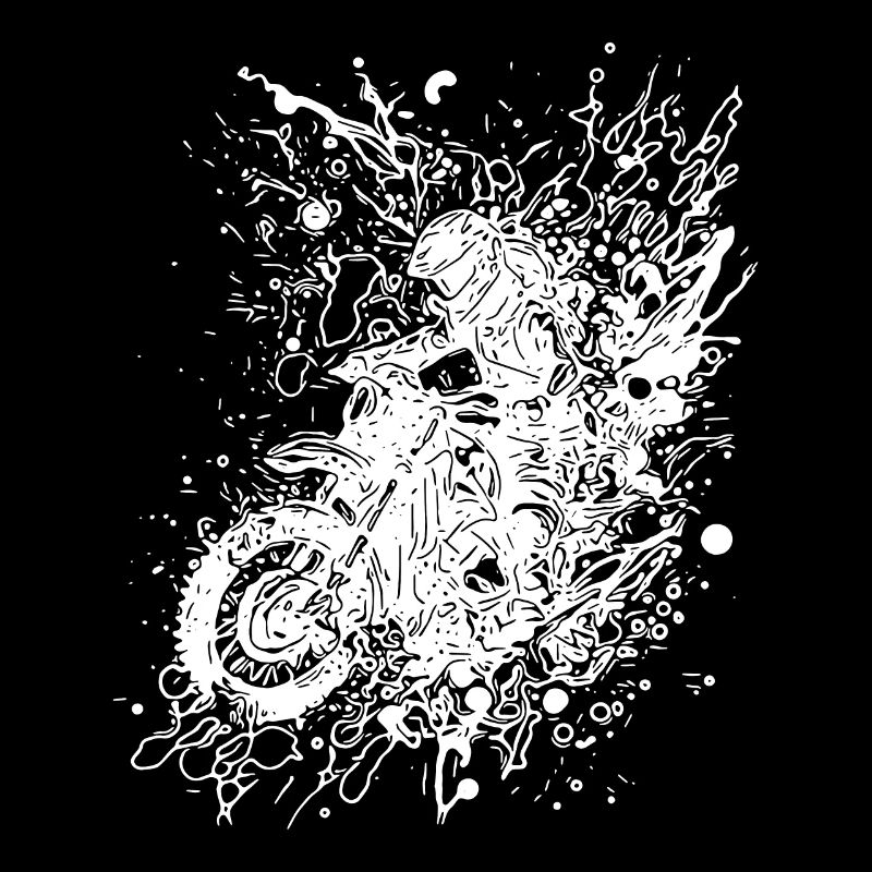 Splash Style Motorcycle Racing Conduite hors route