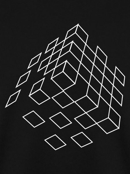 Cubic Wireframe black design