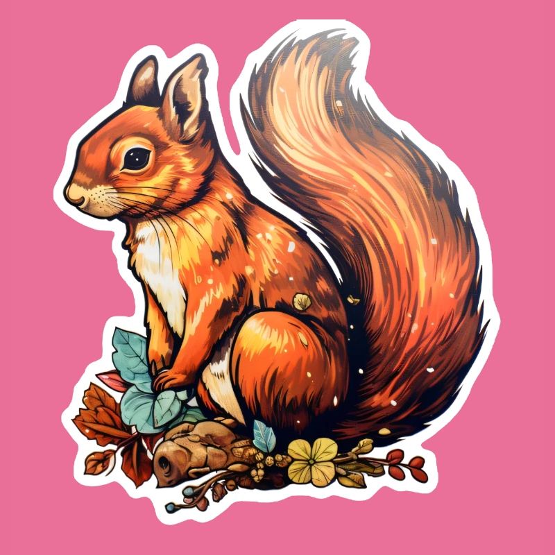 Eichhörnchen putzig