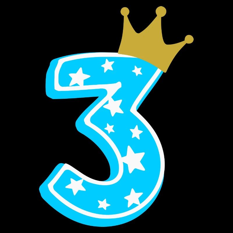 3 Crown 3rd birthday 3 years