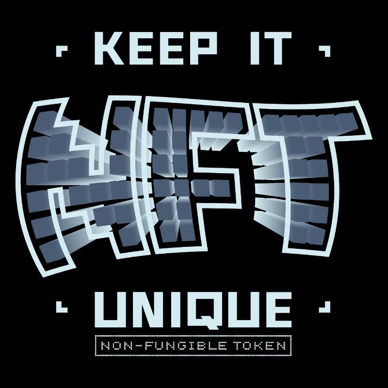 NFT, Non Fungible Token, Keep it unique, Krypto