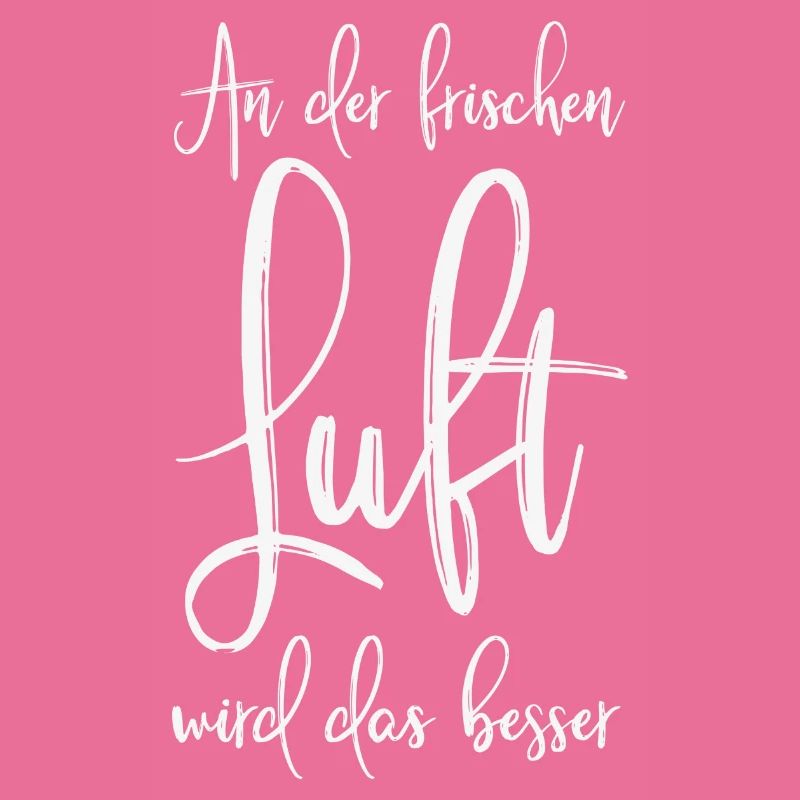 An der frischen Luft wird das besser