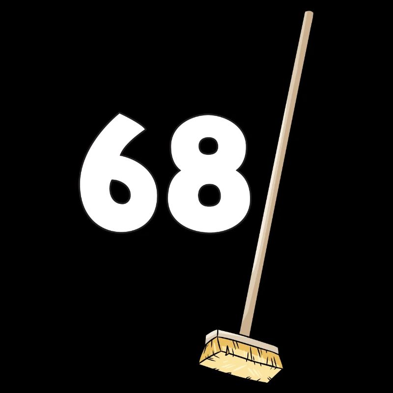 68 Besen Geburtstag Mann oder Frau Humor