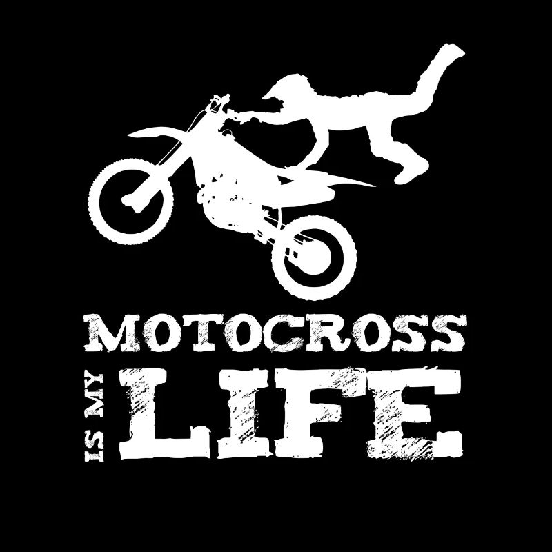 Le motocross est mon idée de cadeau de vie