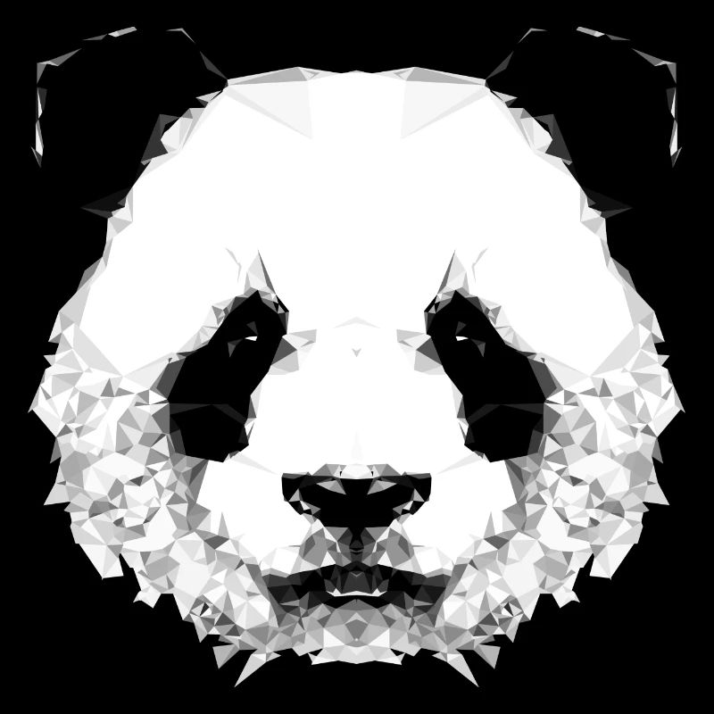 Geometrischer Panda