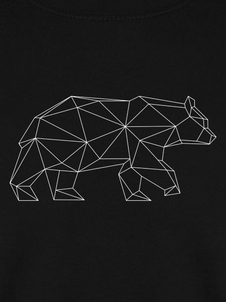 Grizzly-Bär imTriangel-Design (weiß)