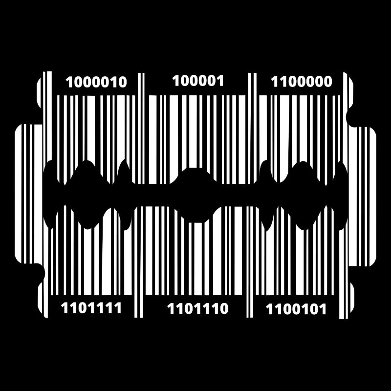 Rasierklinge mit Code