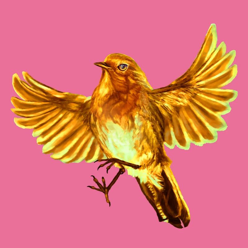 gelber Vogel
