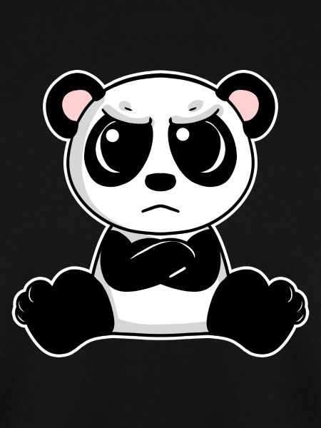 Niedlicher Panda ist genervt