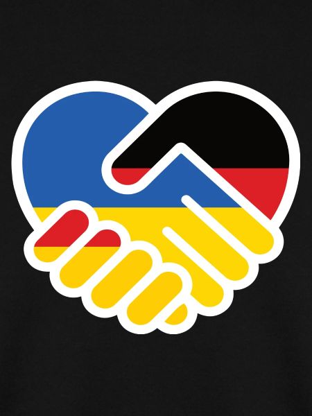 Solidaritätsherz DeutschlandUkraine
