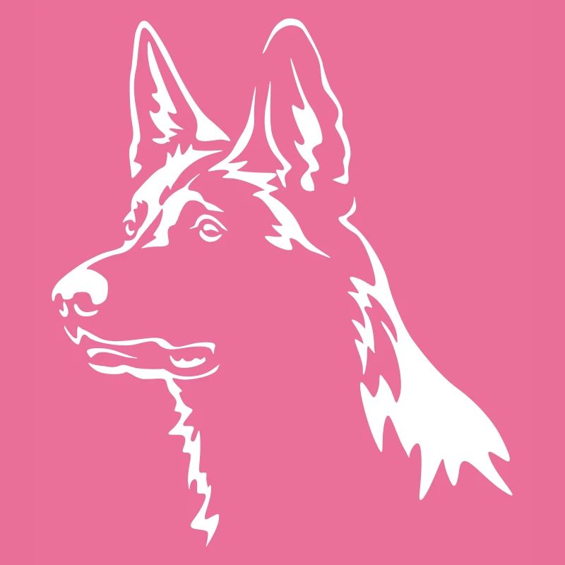 German Shepherd Head "Black Edition"