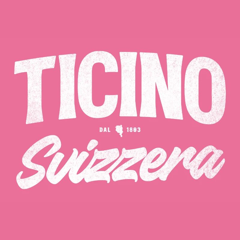 Ticino Schweiz Script Logo