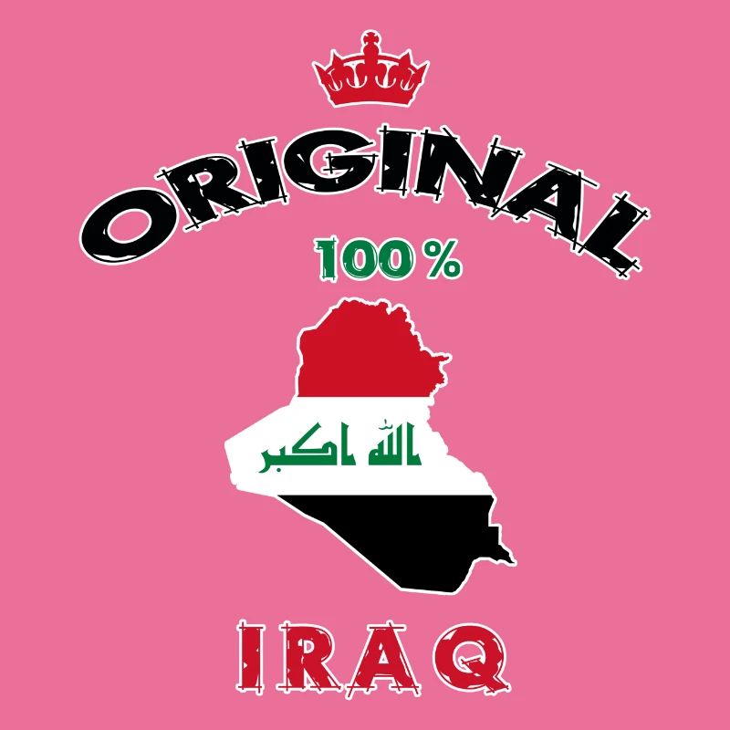 Design original 100 % drapeaux de l'Irak