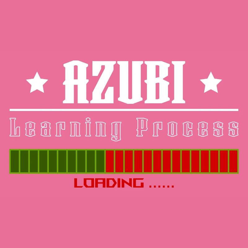 AZUBI learning process loading tshirt