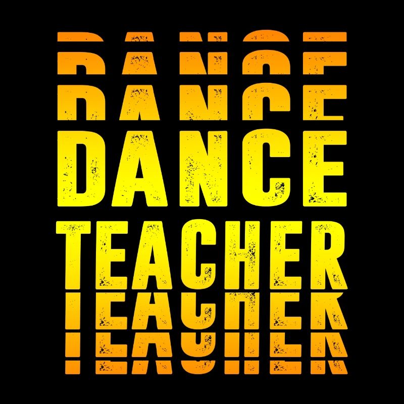 design de professeur de danse