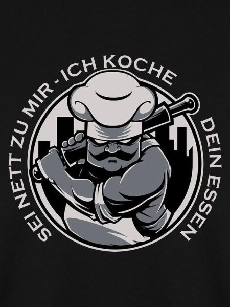 Kochender Chef Logo mit Messer