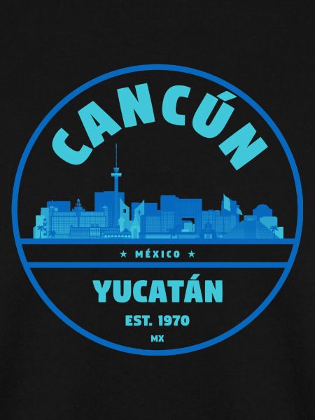 Cancún Yucatán Skyline Emblem