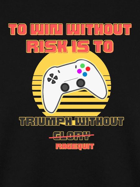 Sieg ohne Ruhm Gamer-Zitat