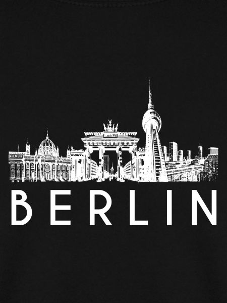 Berlin Skyline in weiß