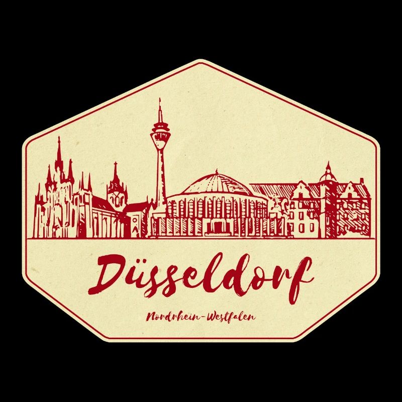 Badge Skyline de Düsseldorf