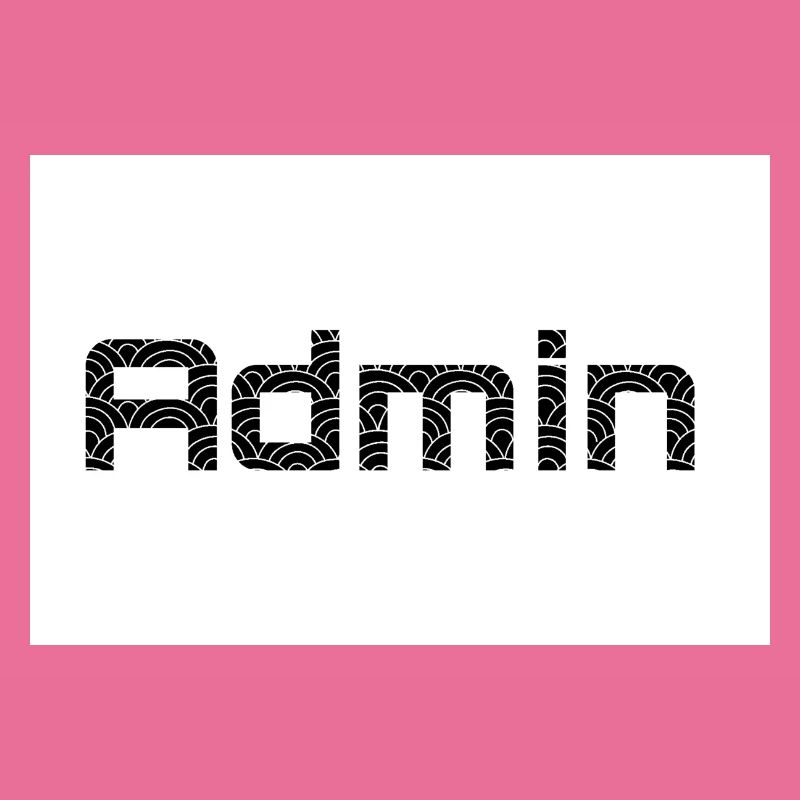 ADMIN Blackwords/WhiteBackround