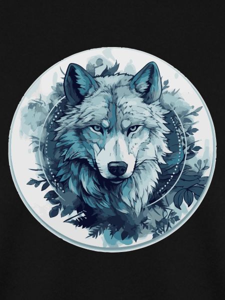 Mystischer Wolf im Mondlicht