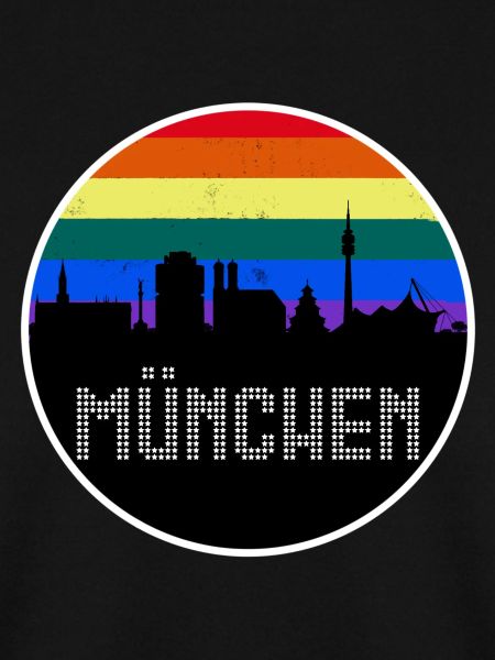 München Skyline Regenbogen