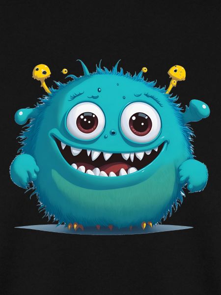 kleines blaues Monster