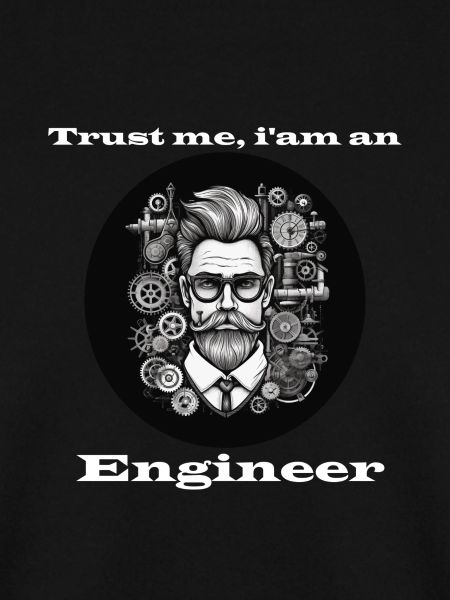 Trust me Engineer weiß