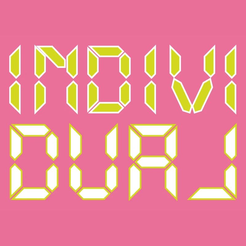 Individual -  Neon-Digitalschrift