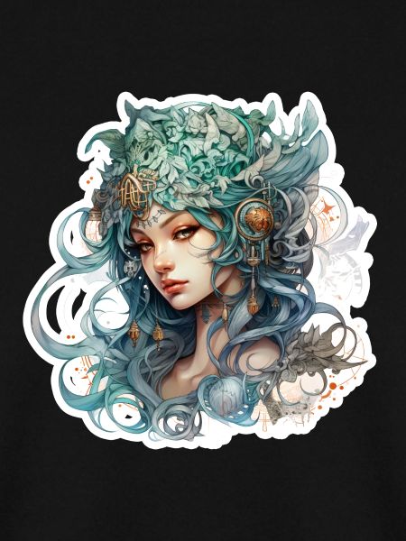 Wunderschöne Waldelfe Fantasy RPG Shirt