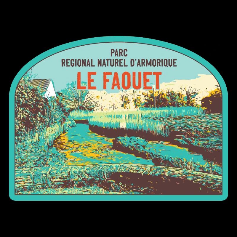 Écusson Paysage Faouet : Nature Bretonne