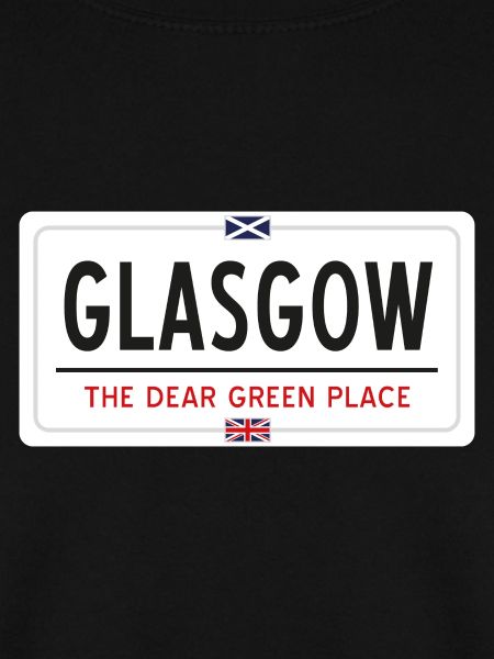 Glasgow Ortsnamensschild
