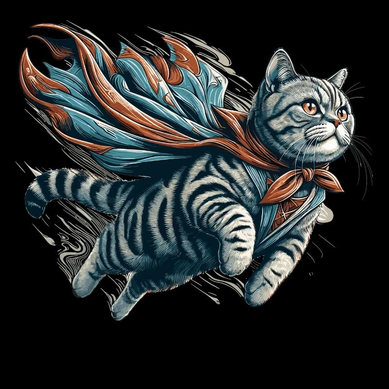 Super Katze Britisch Kurzhaar BKH getigert