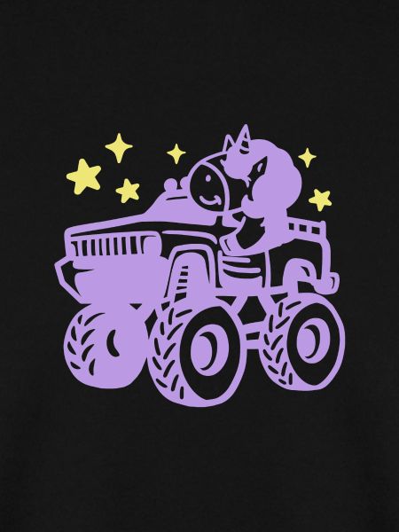 Einhorn im Monstertruck