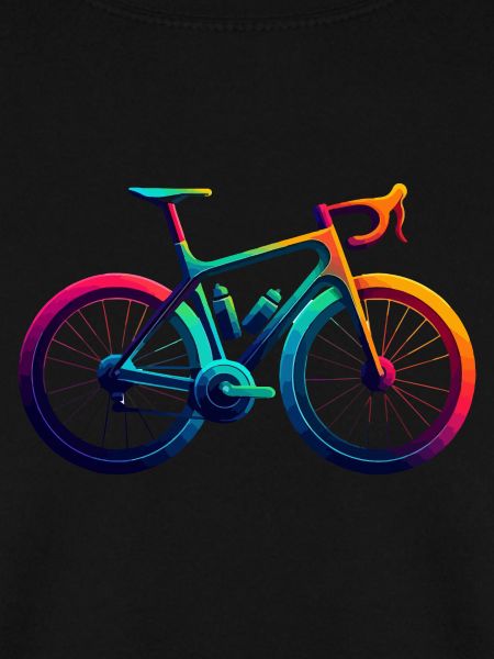 Lebendiger Regenbogen Radfahren Illustration