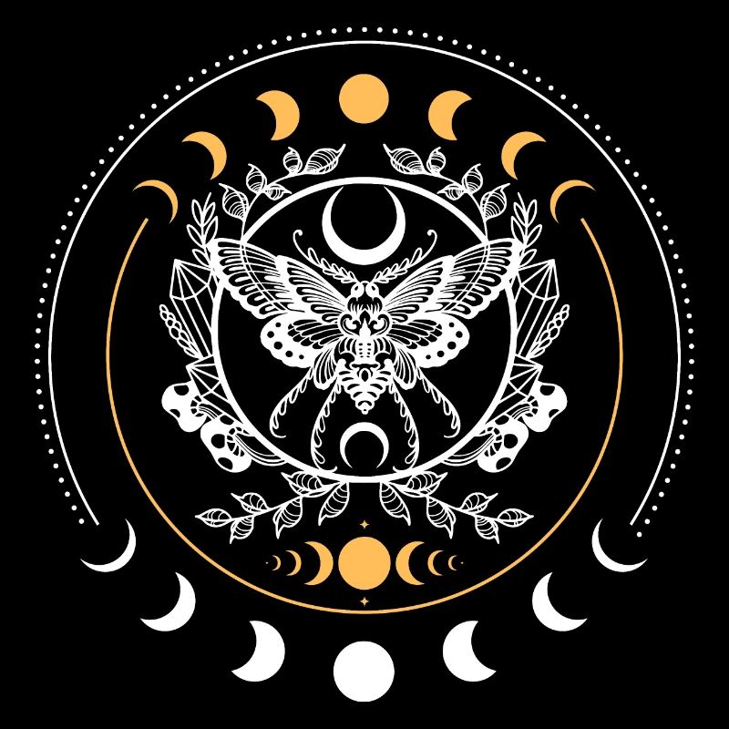 Himmlische Motten-Mandala
