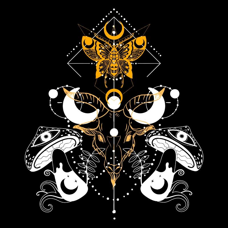 Blason géométrique orné de mandala