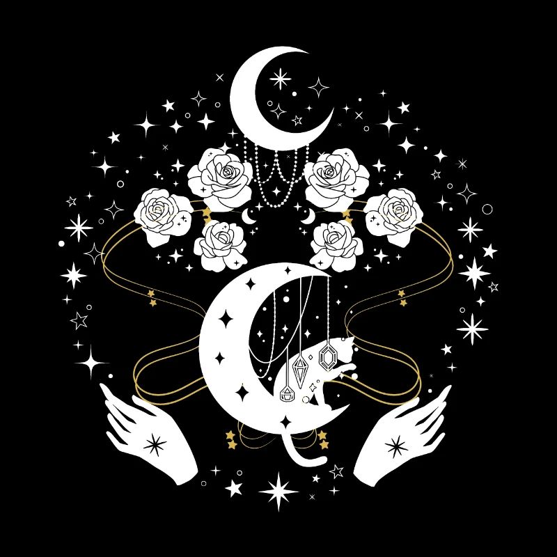Ornements de harpe au clair de lune