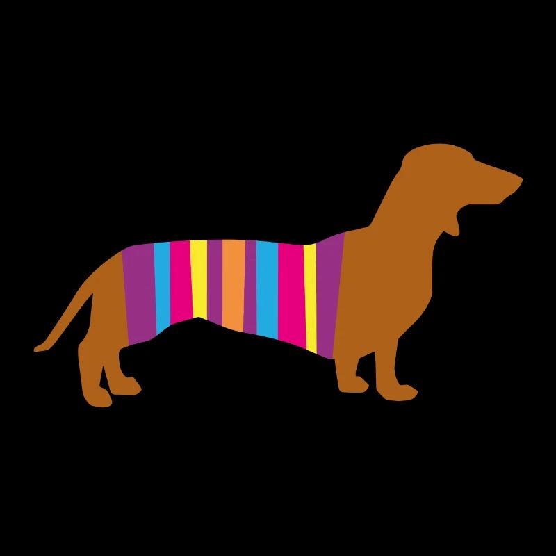 Dackel Streifen Hunde Hunderasse Gassi Bello Fan