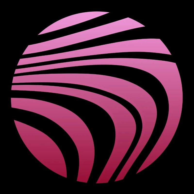 Psychedelisches Muster Rosa Verlauf