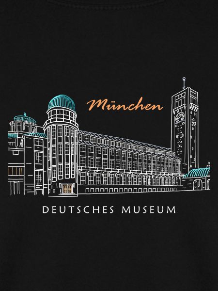 München Deutsches Museum Handzeichnung