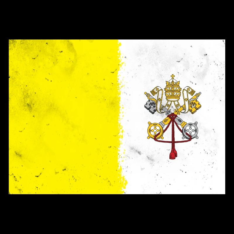 Flagge des Vatikans
